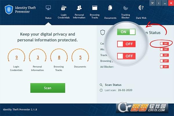 个人信息保护工具,身份防盗器,identitytheftpreventer破解版.