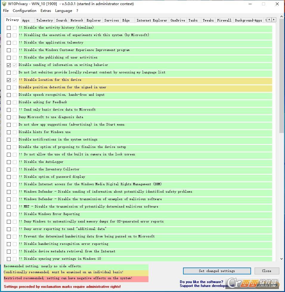 W10Privacy.